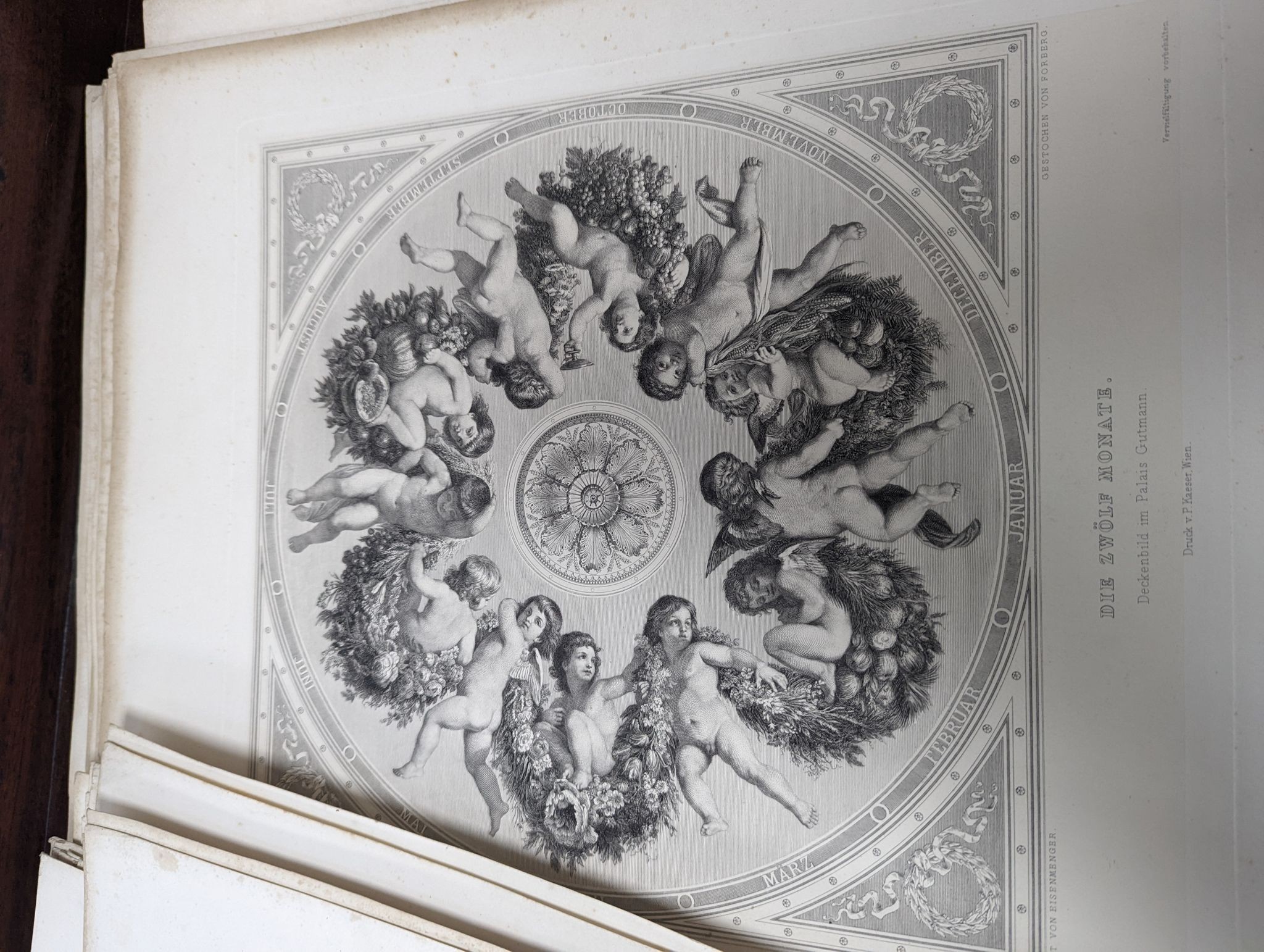 A folio of 19th century German and Austrian hand coloured prints and steel engravings Approx. 40 x 50cm.